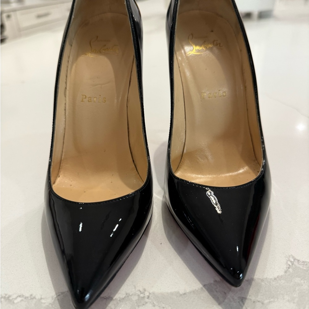 Christian Louboutin Glossy Black Heels